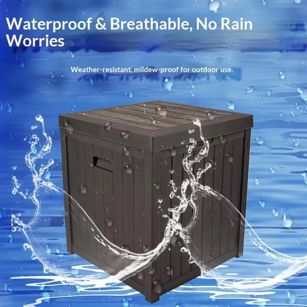 Outdoor Garden Courtyard Large Capacity Foldable Multi-Purpose Portable PP Storage Cabinet & Box Rainproof Sunscreen Protection