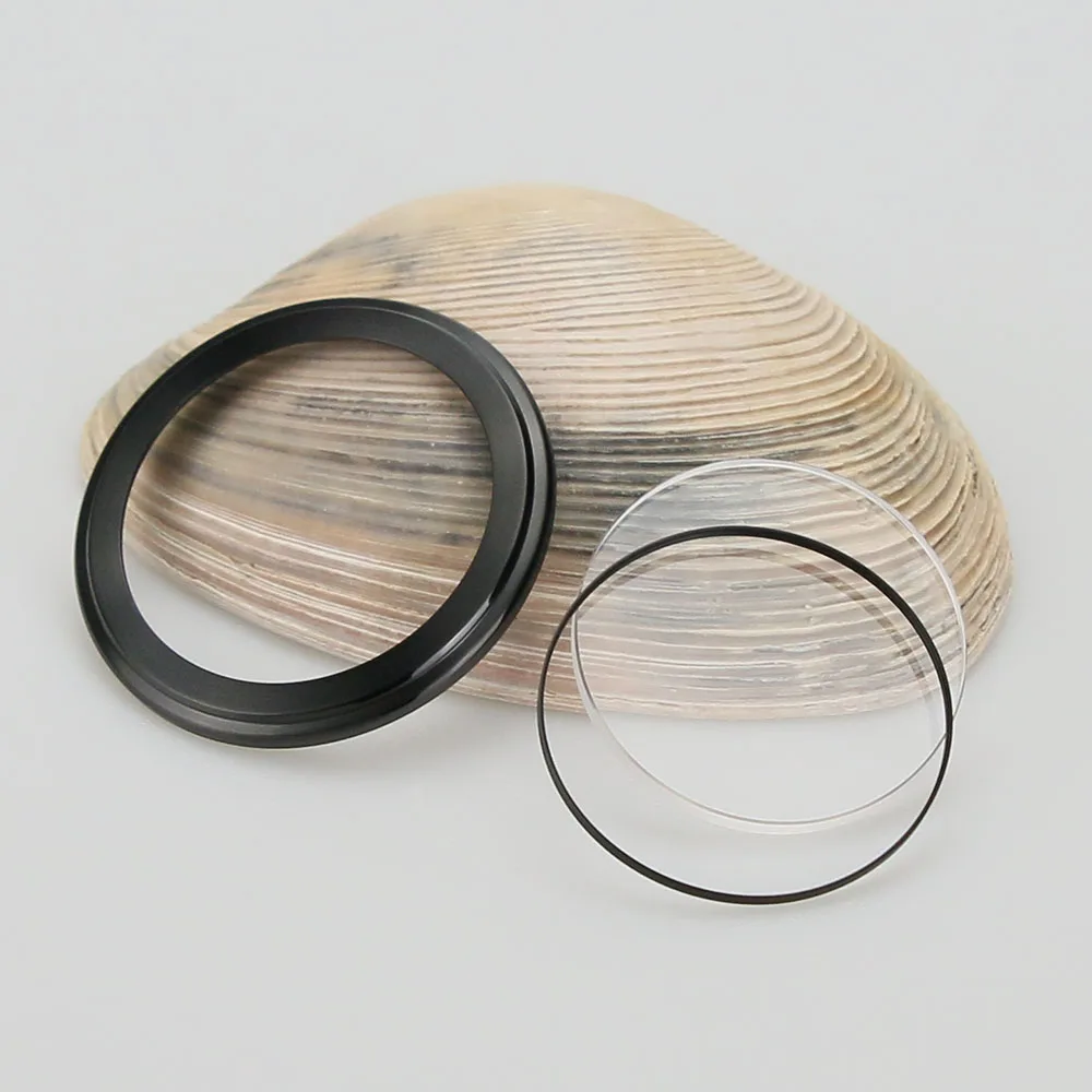 ساعة SKX007 من الفولاذ المقاوم للصدأ 316L بإطار مسطح رفيع ونحيف ثابت مع زجاج الياقوت المسطح