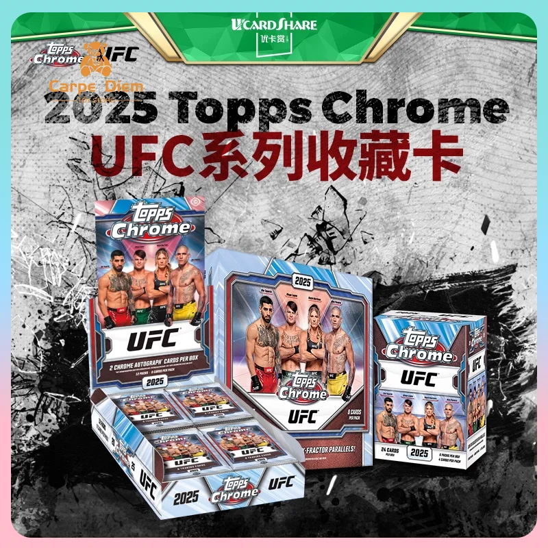 

Original 2025 Topps Chrome Ufc Series Collection Cards - Value/Mega/Hobby Box Game Peripheral Collection Toys Boys Gift