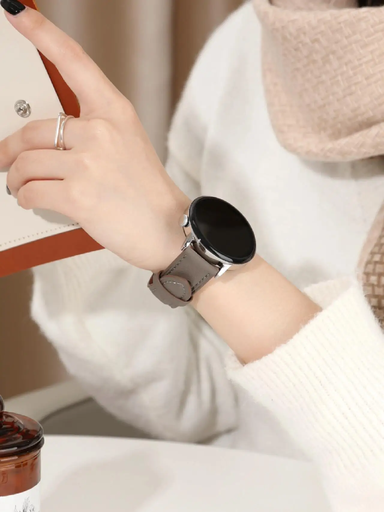 

Comfortable leather strap band For Samsung Galaxy Watch 7 FE 5 Pro 4 6 classic 44mm 40mm sport bracelet correa Galaxy Watch 7