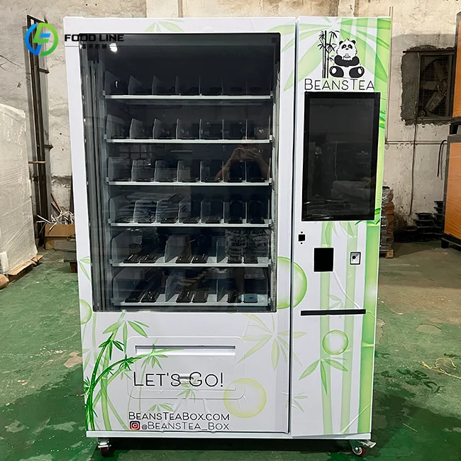 مجموعة آلات البيع الكبيرة/الطعام/المشروبات/آلة بيع المصاعد مع وحدة تبريد ونظام دفع مختلف