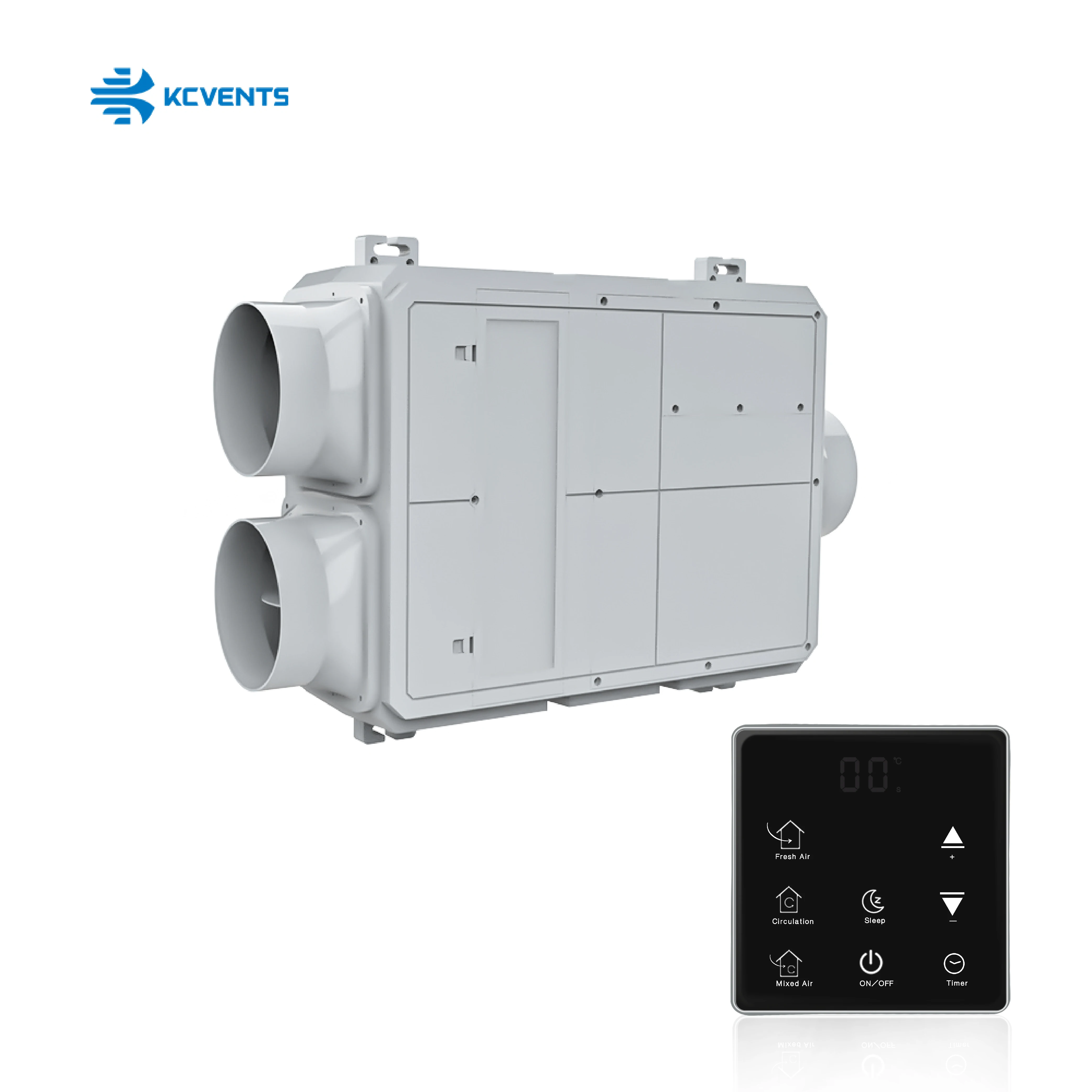 وحدة الضغط الإيجابية لتنقية الهواء بنظام الهواء النقي مع وحدة تحكم ذكية لفلتر الهواء Hepa للمنزل