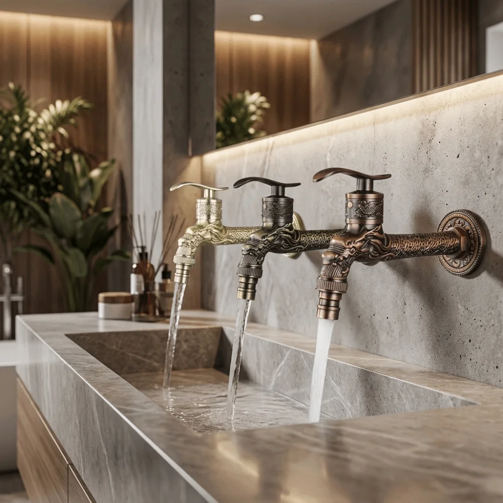 

Настенный смеситель с дизайном в виде головы дракона, универсальное подключение, изысканный излив