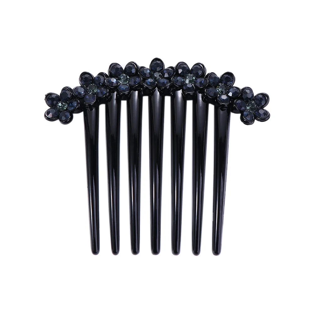 Vintage Trendy Mother Gift Hairpins For Girls Rhinestones Crystal Hair Clips Korean Barrettes Women Hair Comb Mother Headwear