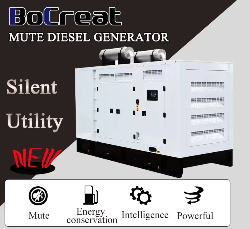 22kW/27.5kVA Silent Generator Set, Single & Three‑Phase 220V/400V 60Hz, 4‑Cylinder Home Standby Power