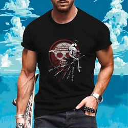 Camiseta Anime Luffy Masculina, Camiseta de manga curta, Tops Streetwear, Roupa de ginástica, Tendência de verão, 1 peça, 110-6XL, Novo, 2021