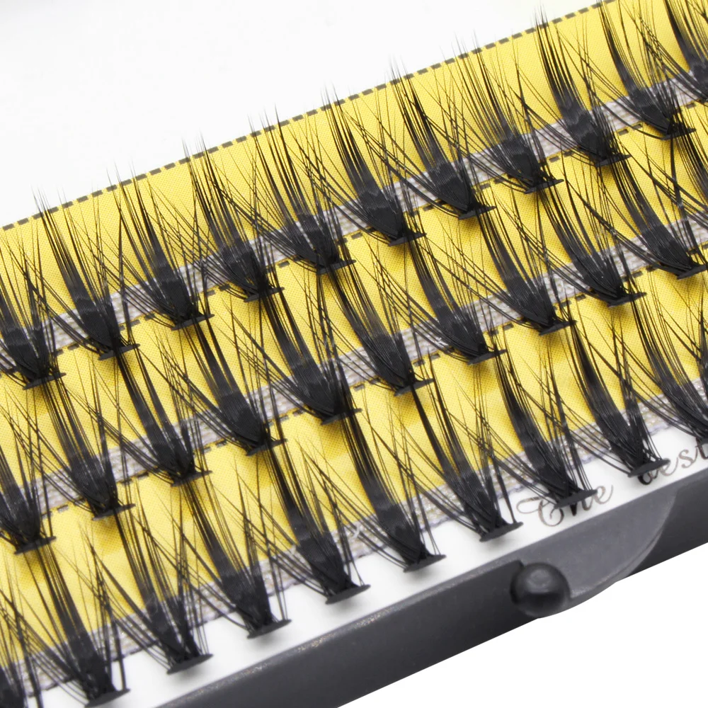 Natural Mink 20D/30D Eyelash 3D Russian Volume Super Soft Cluster Eyelashes Silk Lashes Individual Makeup Extension Faux Cilias