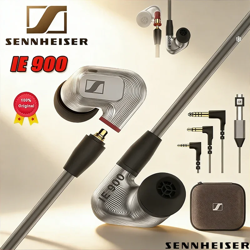 

Наушники Sennheiser IE900 Hi-Fi с шумоподавлением, динамические внутриканальные, со съемным проводом, аналогичные SE846, гарнитура IE 900