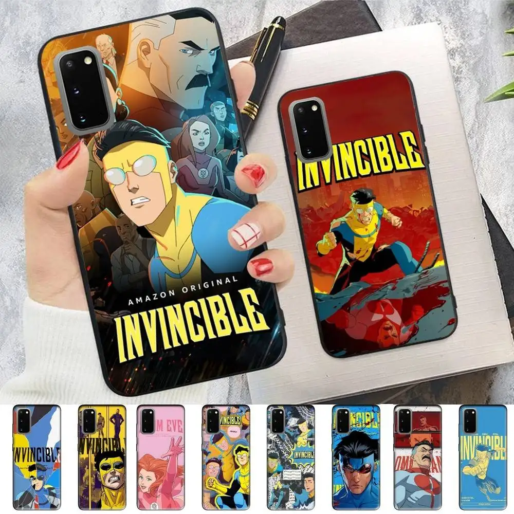 Superhero Series Invincible Phone Case For Samsung S 24 Fe 25 Ultra Plus 20 Lite 21 30 22 23 24 22 Ultra 5G Fundas