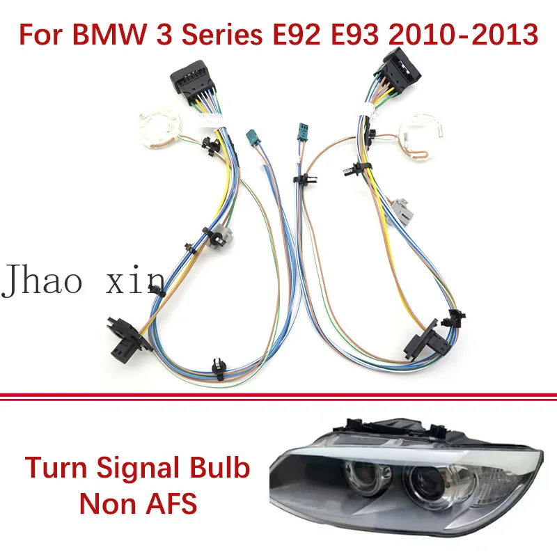 

Проводка для лампы указателя поворота без разъема AFS, внутренняя электропроводка, жгут проводов для фар автомобиля BMW 3 серии E92 E93 2010-2013