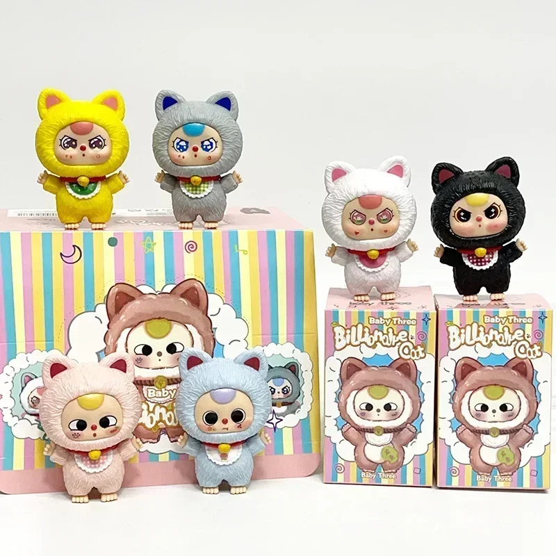 

Новый Baby Three Billionaire Lucky Cat Series Blind Box Misteriosa, плюшевая кукла, мягкая игрушка для девочек, подарочные игрушки, загадочная коробка