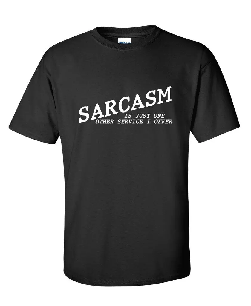 

Sarcasm One More Service взрослая смешная футболка с юмором