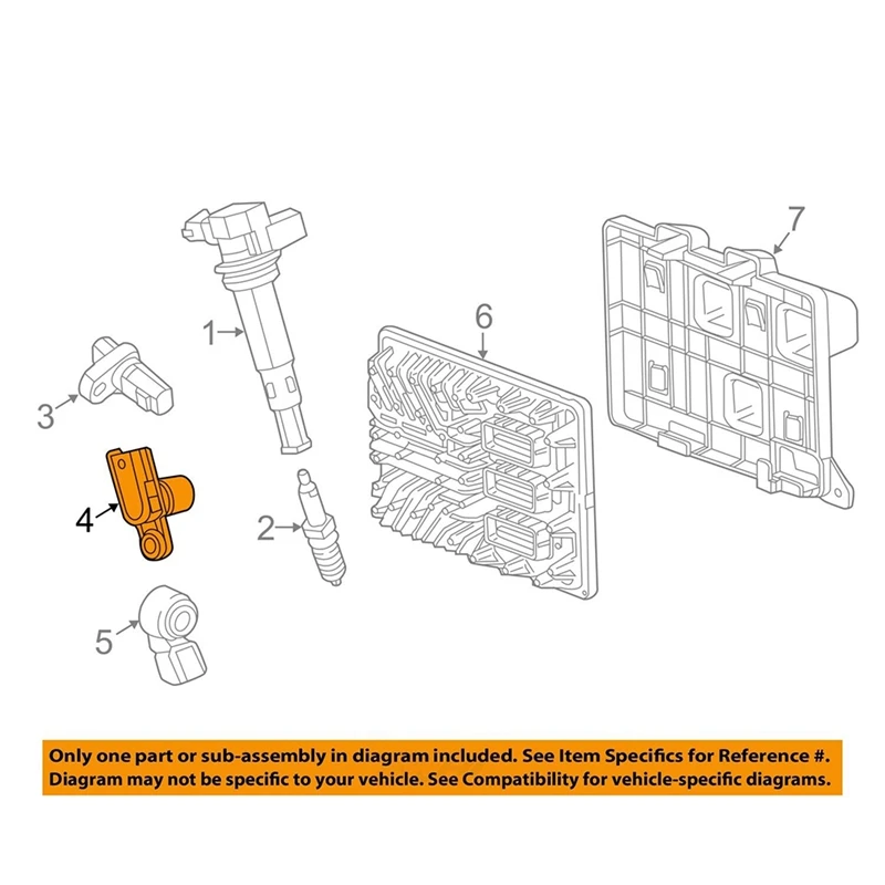 Engine Camshaft Position Sensor 12646782 For Buick Lacrosse, Cadillac ATS/CT6 Spare Parts