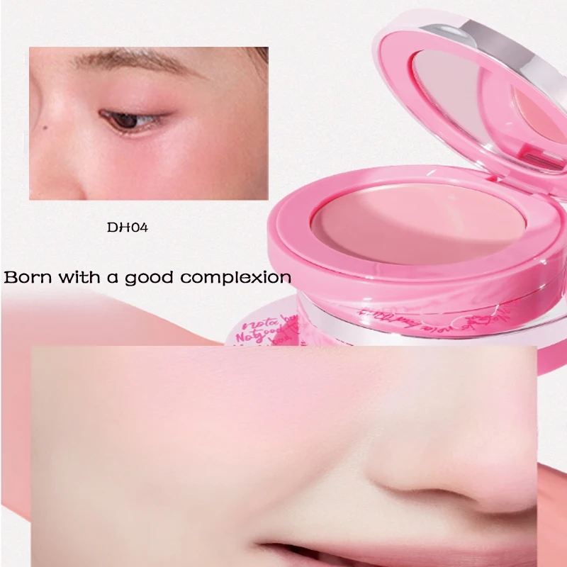 NEIYOU ครีม Blush ขยายสีเดี่ยว Highlighter หดสีแต่งหน้ายาวนานสีม่วงอายแชโดว์ Lip Balm Multi-use