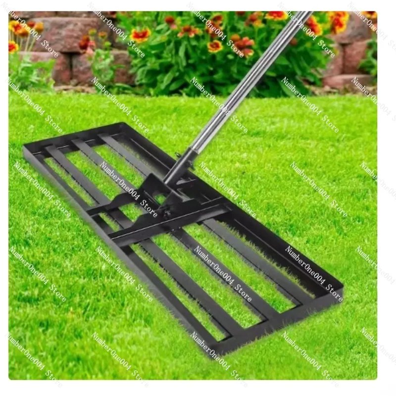 

Suitable for Lawn Leveling Rake Leveling Machine Soil Fertilizer Garden Farm Vegetable Stall Push-pull Leveler Leveling Gravel