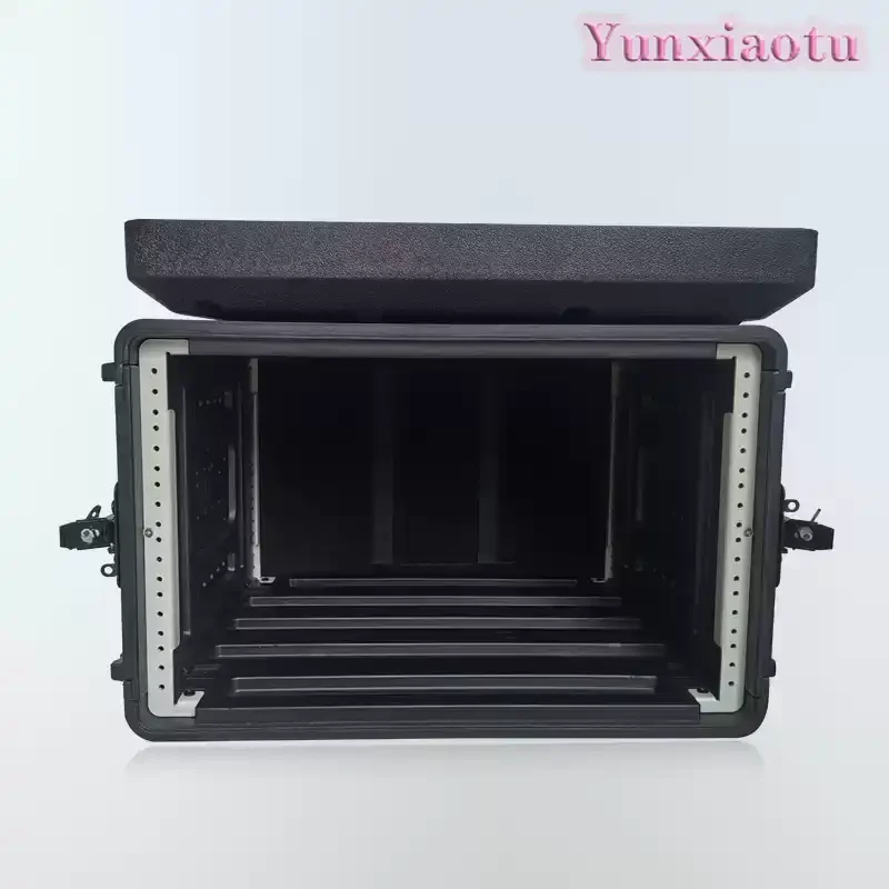 PE Plastic Microphone Air Case 2U3U4U6U Cabinet Receiver Power Amplifier Flight Case