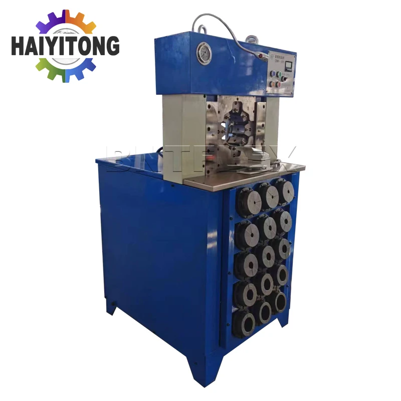 High quality Crimping Machine Blue Rubber Pipe Crimping Machine Hose Pressing Machine