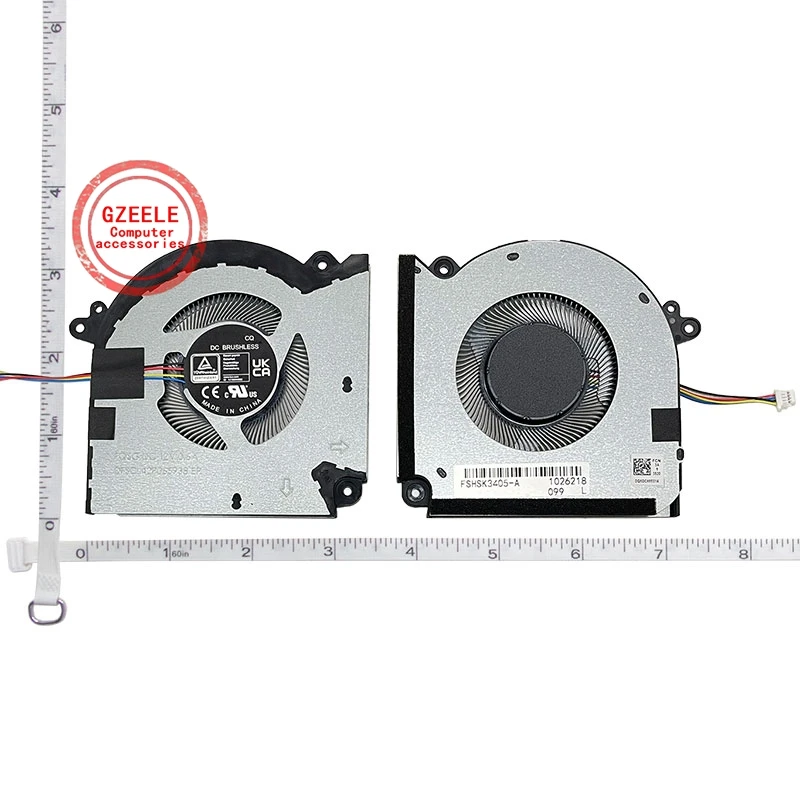 

Laptop CPU Cooling Fan for ASUS Vivobook 14X OLED K3405 K3405V K3405VA DQ5DC88E014 G80N12MS1MZ-57T 13NB11B0P01011 DFSCL42P065938