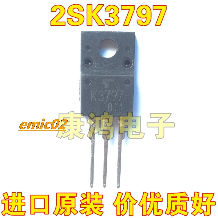 10pieces Original stock  K3797 2SK3797 TO-220F MOS 13A 600V