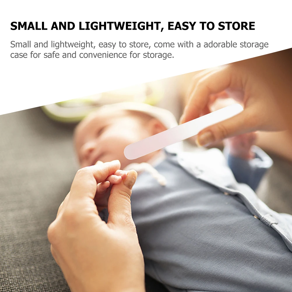 

2 set Baby Clippers Kit 2 Sets Infant Nail Scissors Files Tweezers Storage Case Newborn Nail Tools Toddler Manicure Set For Safe