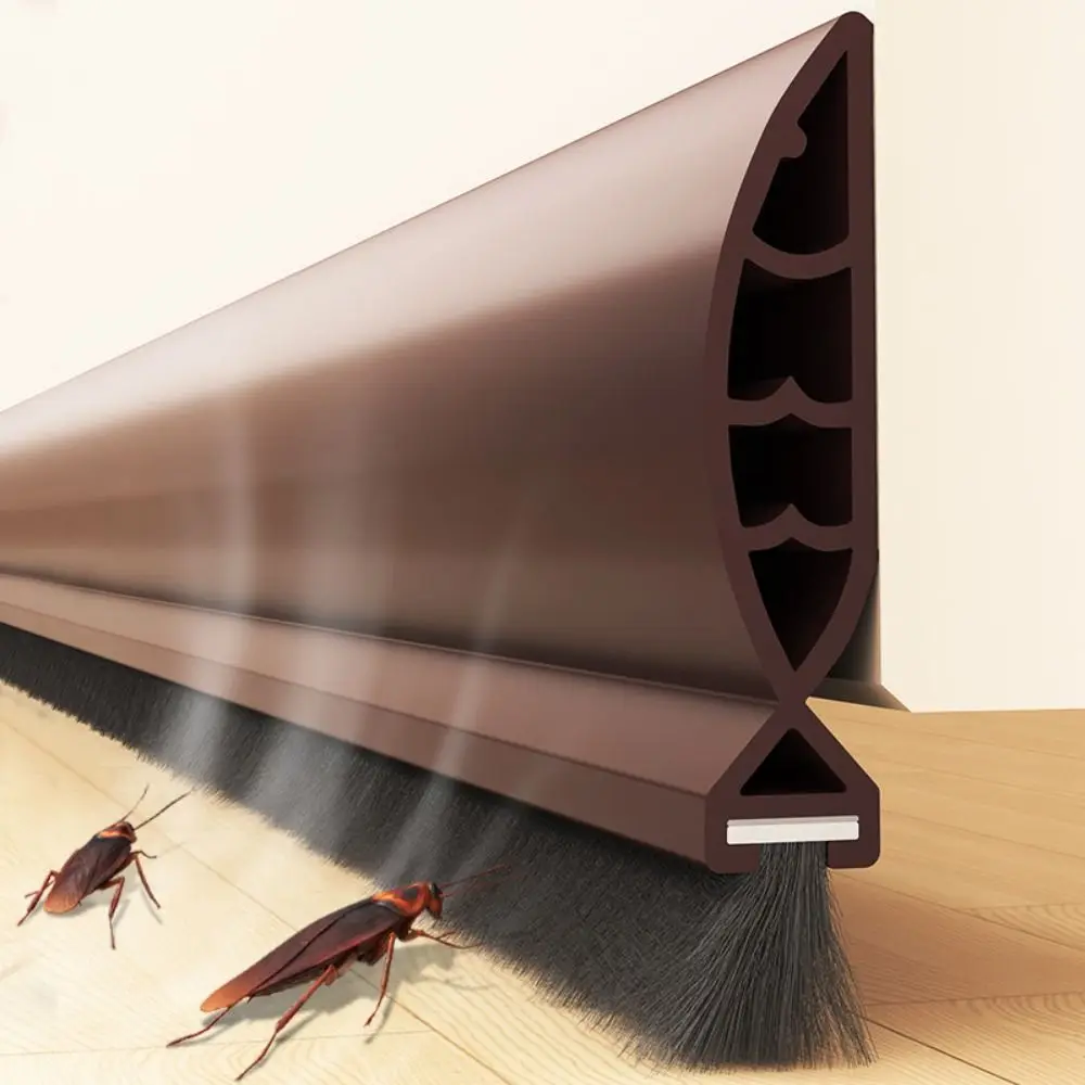 Fish shaped Door Draft Stopper Noise Reduction Self-adhesive Door Bottom Sealing Strip Insect Prevention Thickened