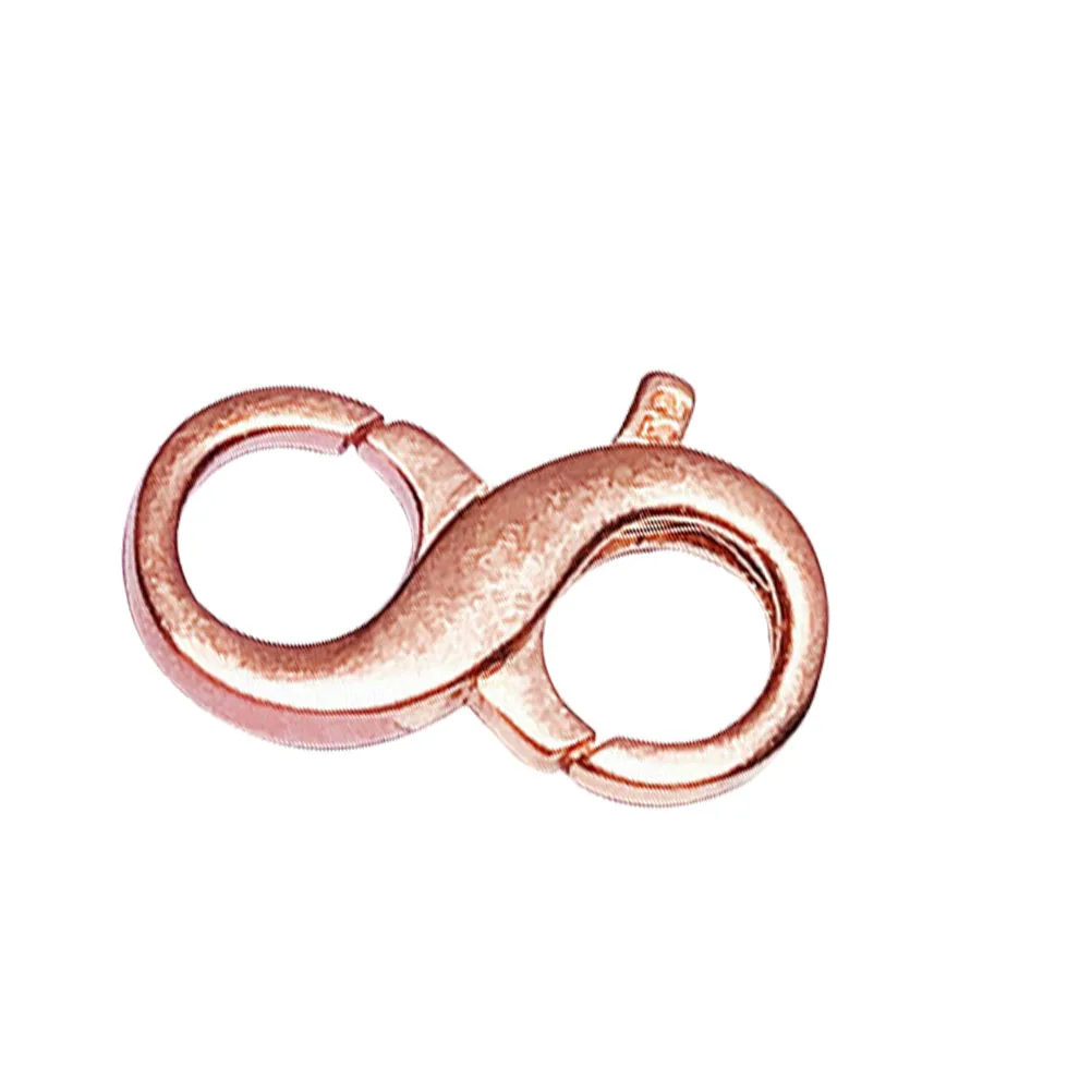 

Jewelry Necklace Shortener Clasp Connector Making Material Double Opening Clasps Rose Gold