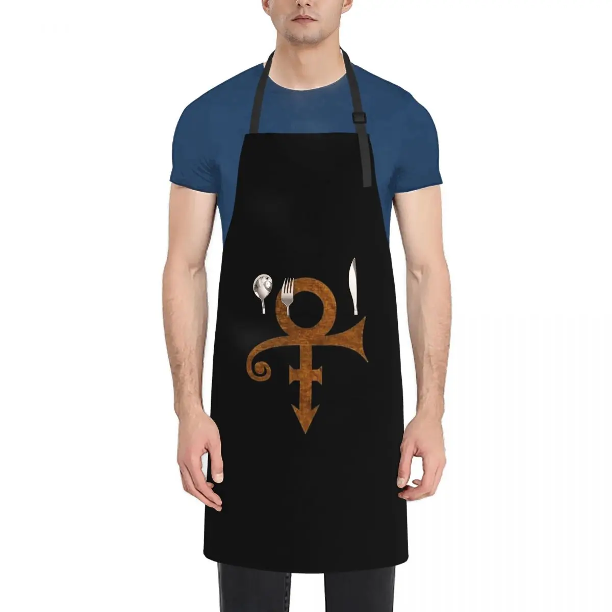 Prince Symbol Apron cleanings Household Items Kitchen For Women Kitchen Apron