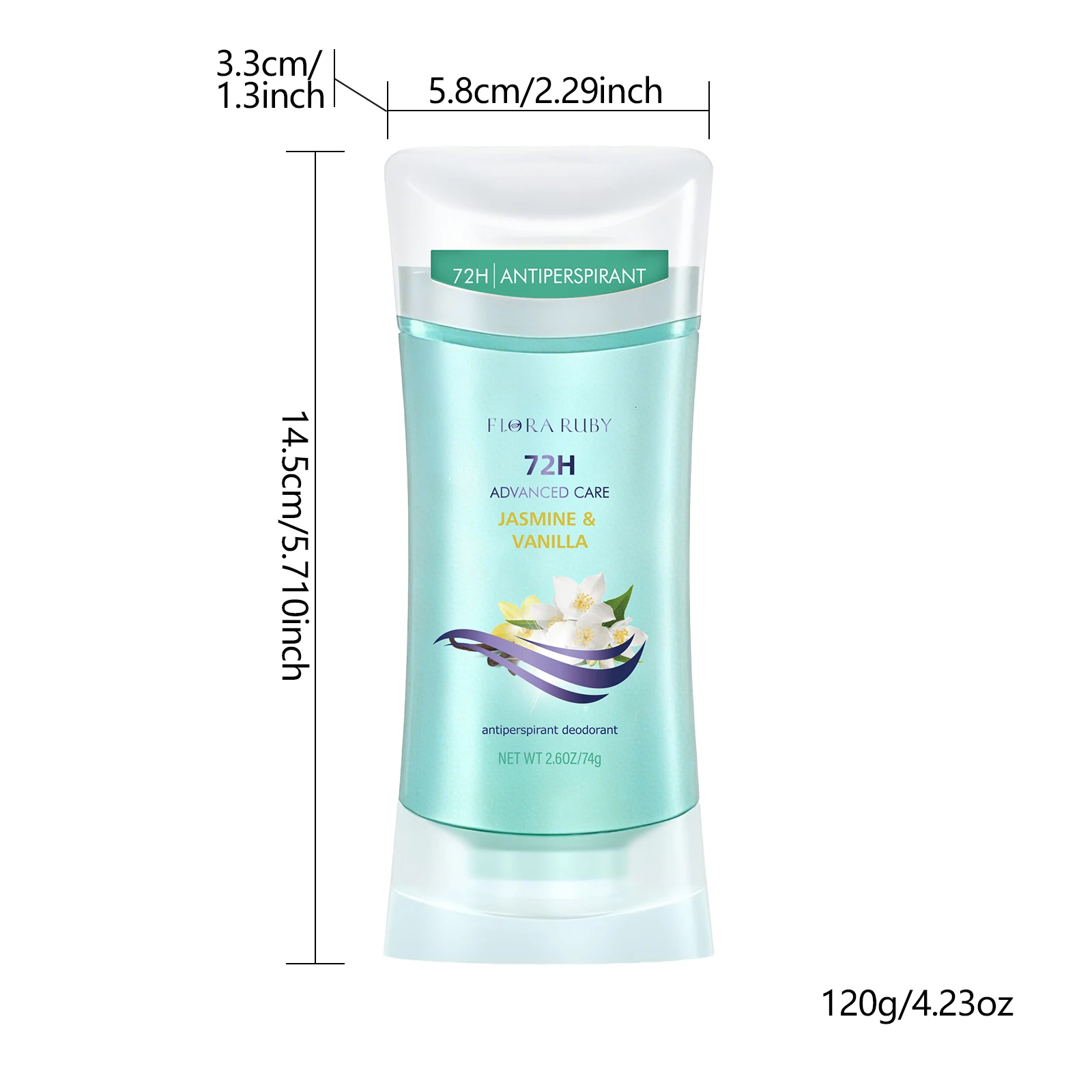 Antyperspirant Dezodorant dla Kobiet i Mężczyzn, 72H Zaawansowana Pielęgnacja, Usuwa Nieprzyjemny Zapach Ciała, Odporny na Pot Pod Pachami, Odświeżający i Suchy. Świeży Zapach