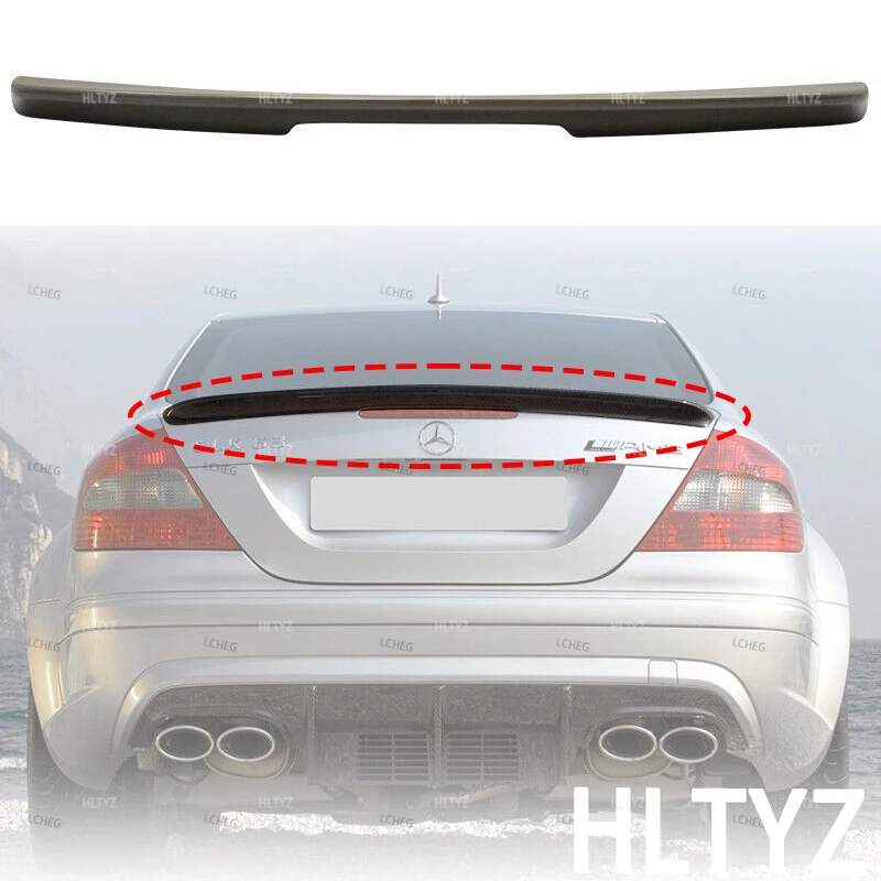 

For 2003-2009 Mercedes Benz CLK class W209 CLK200 280 350 55 63 high-quality carbon fiber trunk lid rear wing AMG style spoiler