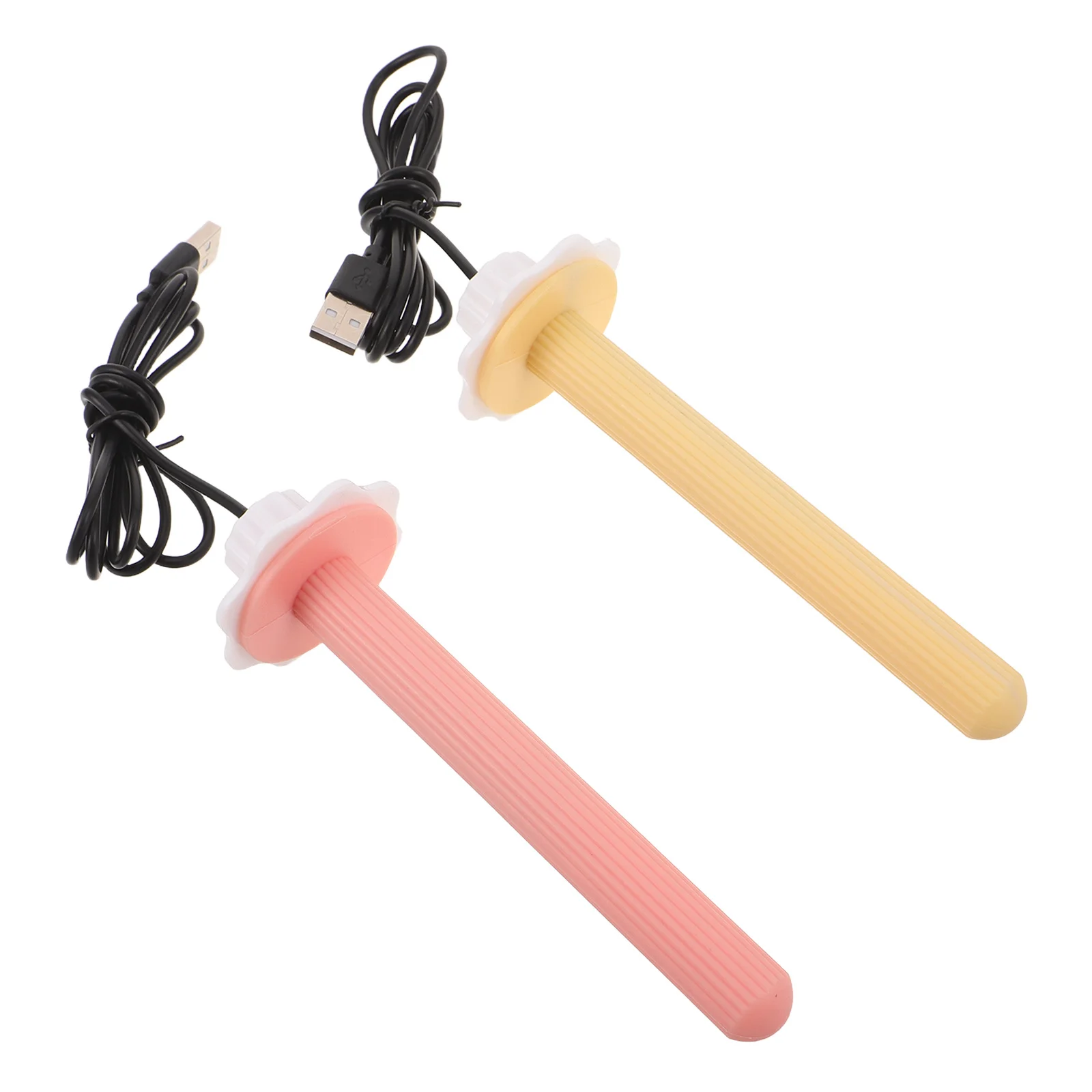 

2Pcs USB Parrot Cage Heater Heated Perches Warm Rod Bird Platform Cage Accessories for Parakeets Cockatiels Bird Heating Pole