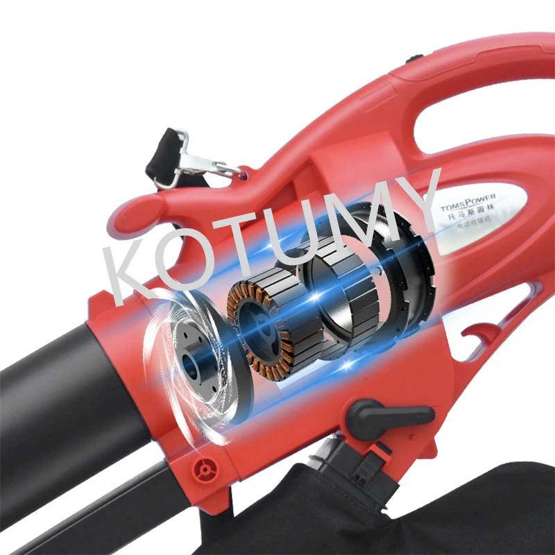 3200W High-Power Blowing Snow Blower Manual Blower Electric Suction Leaf Crusher Dust Removal and Cleaning Machine