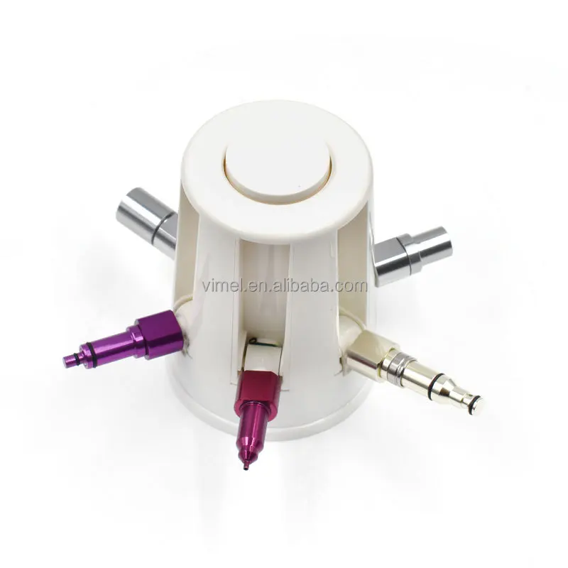 

6 in 1 Dental Handpiece Lubrication System Dental Handpiece Oiling Cleaning Machine Oil Spray Connector Portable Oil System