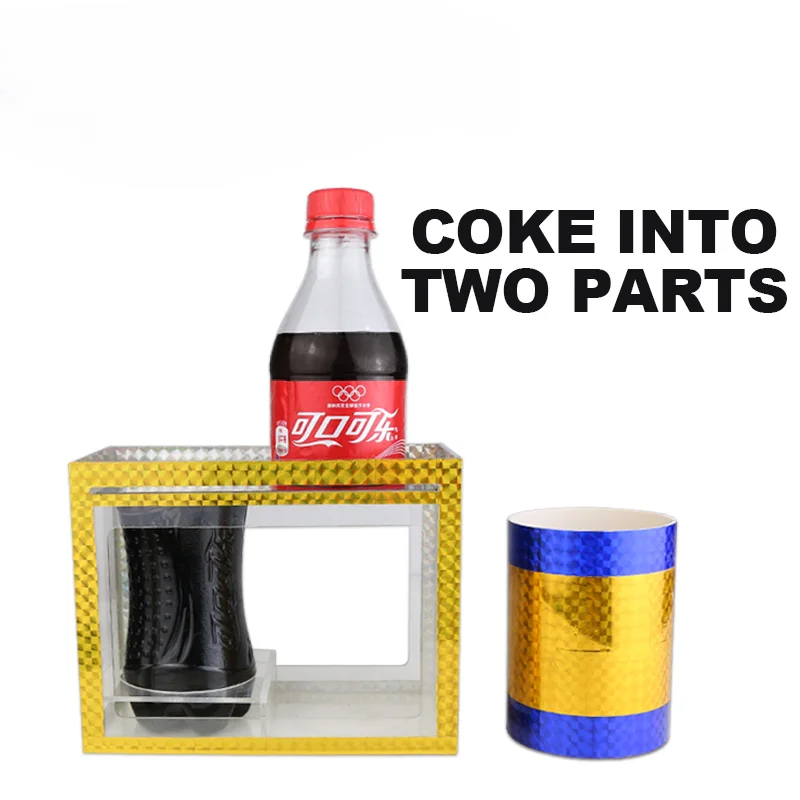 Zig Zag Cola Bottle Thereafter Bottle - Stage Magic,Super Effect,Party Trick Accessories,Magia Toys,Joke,Gadget