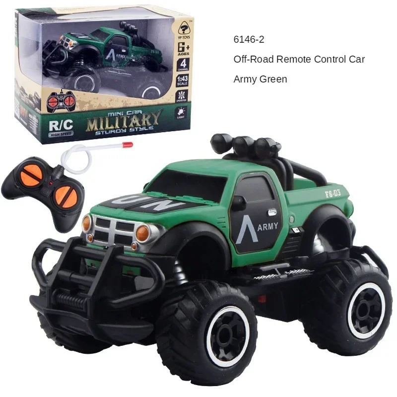 New 1:43 Graffiti Stone Wireless Remote Control Off-road Car Model Child Indoor Outdoor Competition Game Tough Toy Car Kids Gift