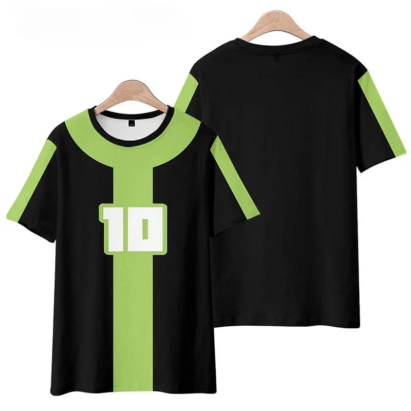 2025 11 أنيمي Ben10 T- أطفال بنين بنات قصيرة الأكمام تي شيرت ل 1 2 3 4 5 6 7-14 سنة الأطفال ملابس الحفلات تيز