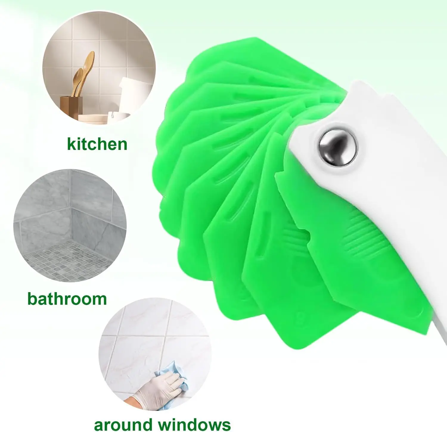 9 In1 Silicone Caulking Tool Sealant Spreading Professional Tile Window Grout Edge Removal Joint Sealant Spreader Spatula New