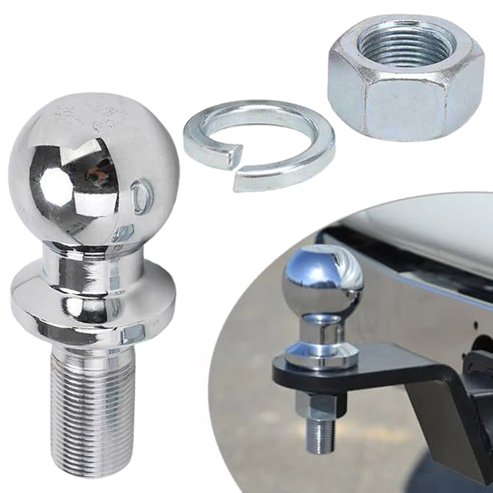 Garden Work 1-7 8 Inches Ball Head for atv Trailer Ball Compact Storage Trailer Ball Vehicle Drawbar 2000lbs Towing Capacity