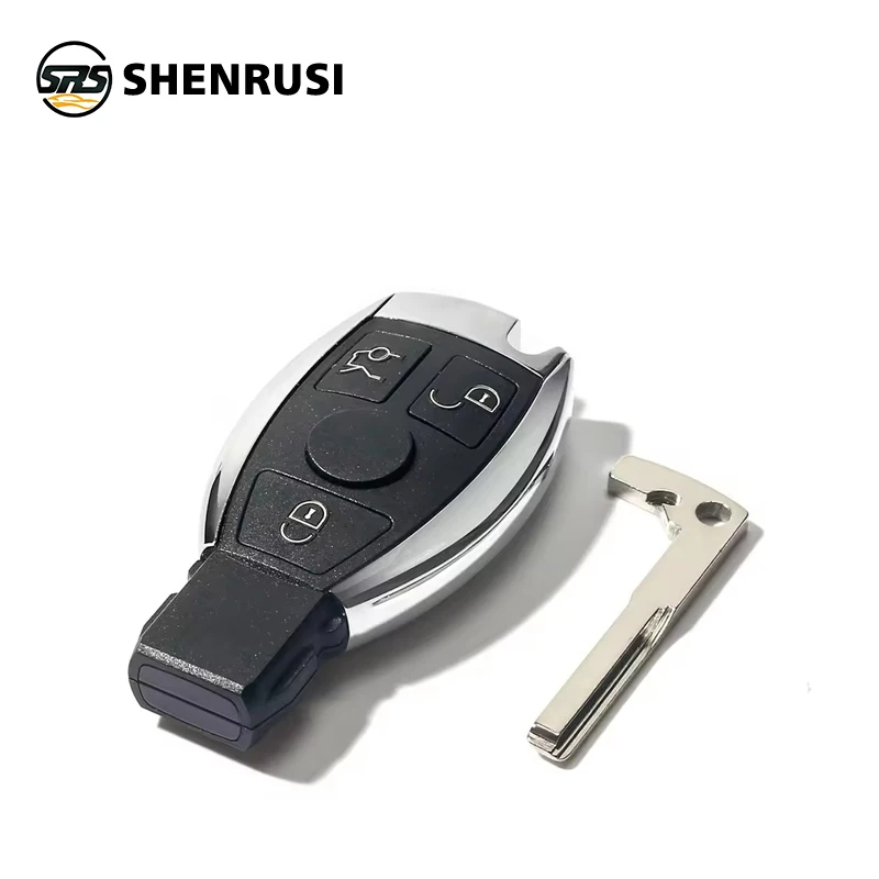 

SHENRUSI For Mercedes Benz Year 2000+ Supports Original NEC and BGA 2/3/4 Buttons Keyless Entry Remote Car Key