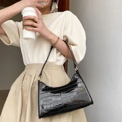 Retro Casual Women's Totes Shoulder Bag Fashion Exquisite Shopping Bag PU Leather Chain Handbags for Women 2022 Wholesale