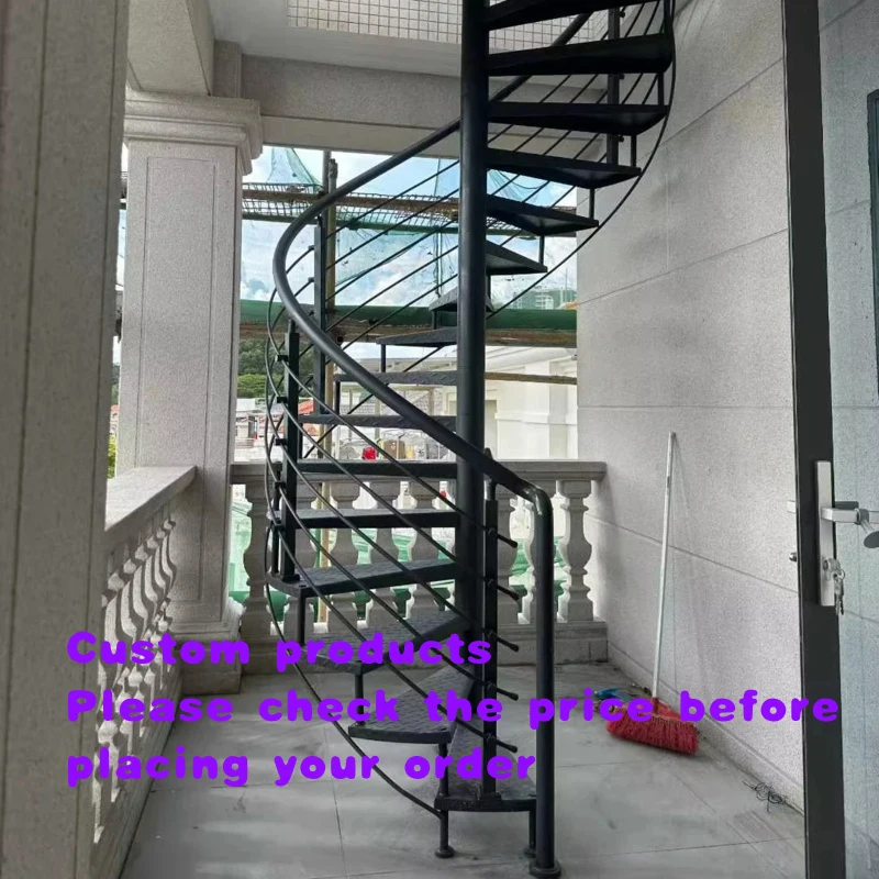 

custom.Modern and Beautiful Easy Installation Metal Stairs Durable Indoor Feature Apartments Hotels and Resid