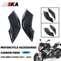 For BMW M1000R S1000R 2021 2022 2023 2024 Carbon Fiber Motorcycle Accessories Headlight Side Panels Protector Front Fairing Kit