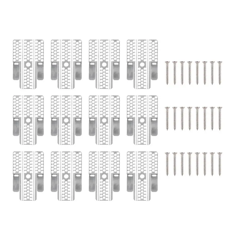 A19F-Hole Repair Patch Kit For Wall And Sheetrock, Drywall Repair Clips,Easy Install, Strong Metal Backing Clips