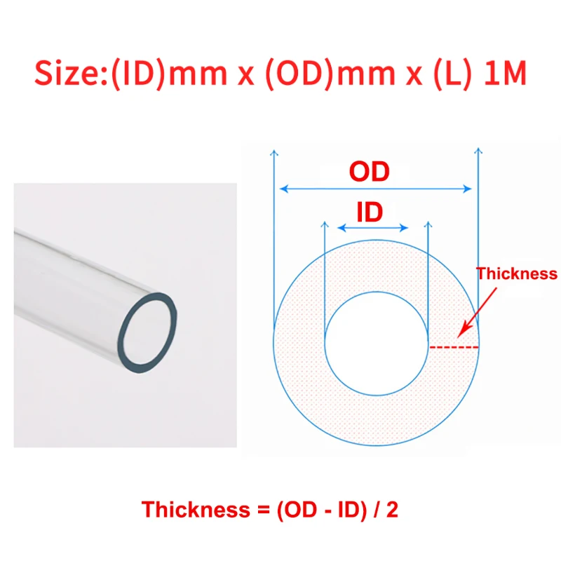 1M Industrial Grade High-Temperature Resistant Silicone Hose