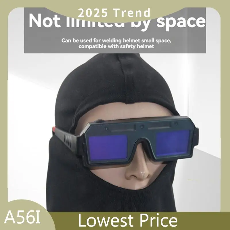 

ABDD Auto-Dimming Welding Goggles With Replaceable Lithium Battery Welding Glasses For TIG MIG Arc Plasma Cutting