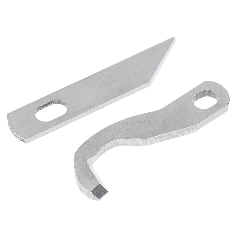 2Pcs Steel Knife Overlock Blade - Upper and Lower compatible for 925D 929D 1034D XB0563001+ X77683001 5BB5014