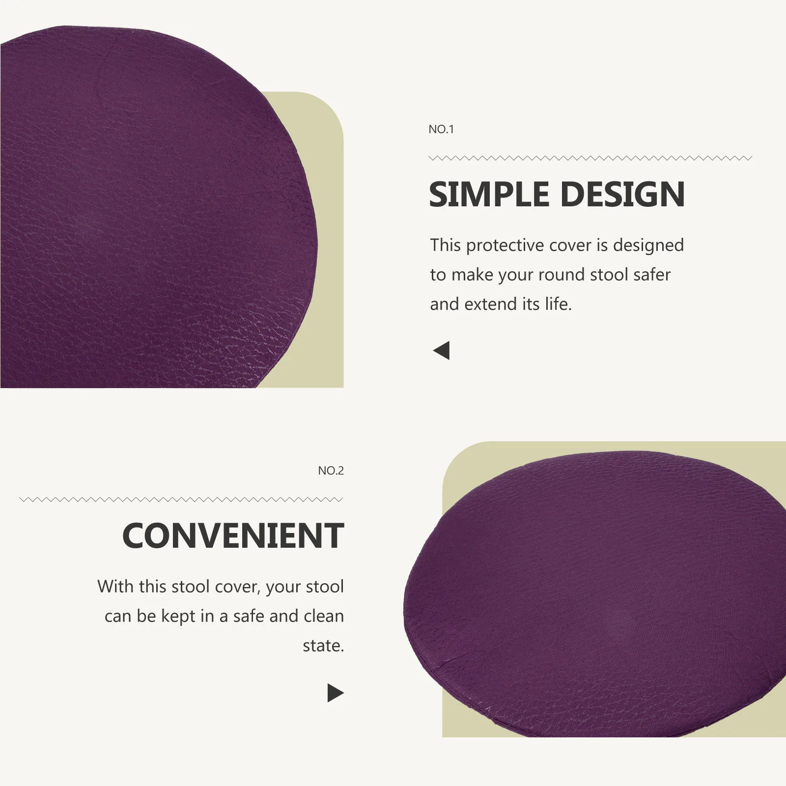 

30cm Thick Proof Pure Color Covers Protective Bar Decorative Cover Stool Covers Home Bar Stool Decorative Cover Cushion