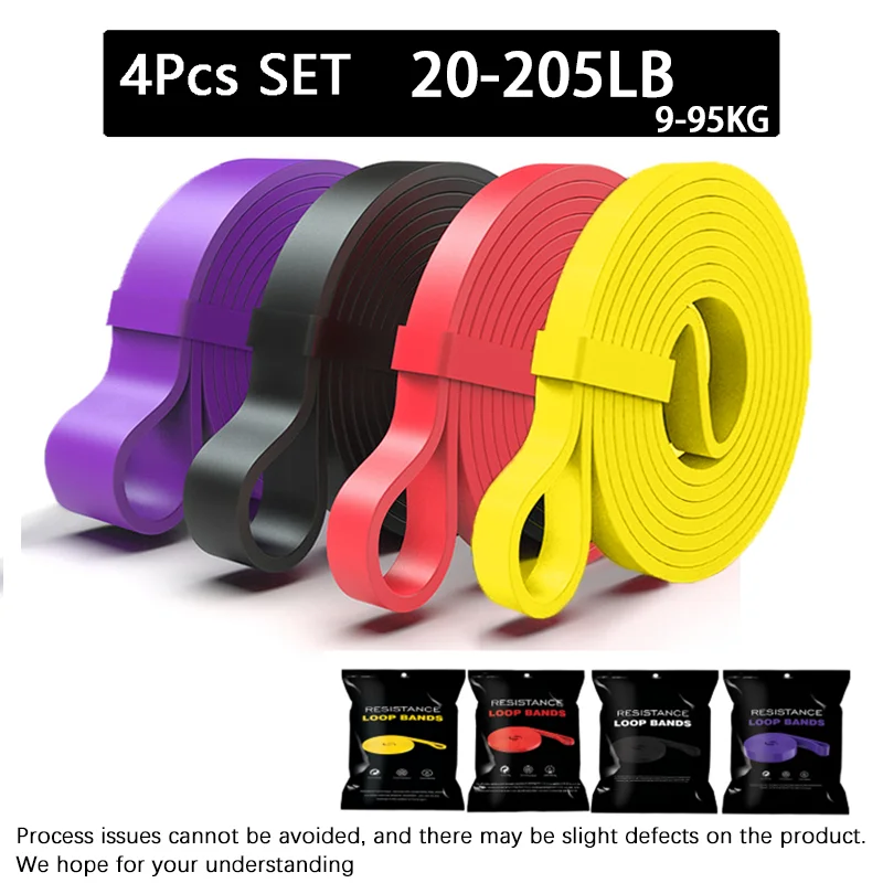 20 ~ 230lbs Zware Weerstandsband Agility Training Workout Gym Apparatuur Yoga Pilates Accessoires Rubberen Band Home Gym