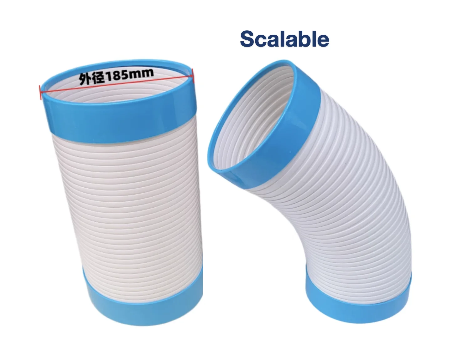 length 34CM,Diam185MM,Stretchable mobile air conditioner,Industrial air conditioner directional hot or cold air duct