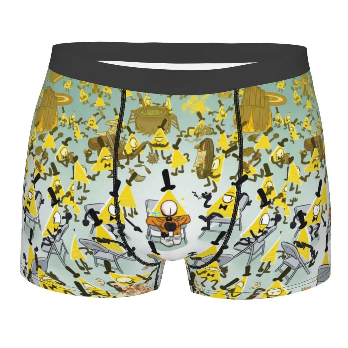 

Пользовательские забавные аниме Gravity Falls боксеры шорты мужские трусы нижнее белье модные трусы