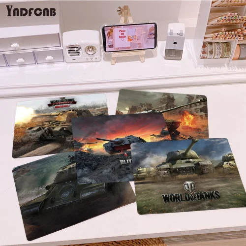 

World Of Tanks Game Mousepad INS Tide Small Speed Version Game Keyboard Office Table Mat Cheapest Cup Mats Deskpad Home Decor